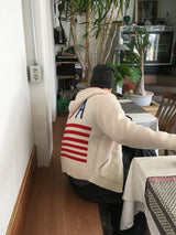 No.1568 USA fh KNIT ZIP-UP (3color)