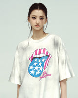26FW ローリングストーンズ スター スプレー ショートスリーブ Tシャツ
