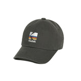 レインボーエンブロイダリーボールキャップ【チャコール】