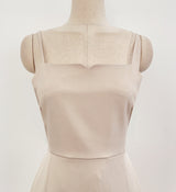 Kaz Notch Flare Bustier One Piece