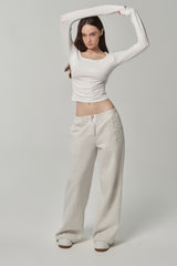1998 Club straight pants, Gray