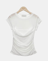 ボニアサイドシャーリングショートスリーブTシャツ