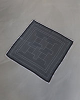 patterned silk petit scarf