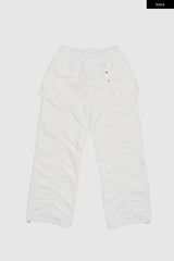 Parkaring layered shirring pants