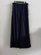 Delulu Waistband Nylon Strap Wide-Leg Long Pants 3 Colors