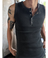 [S/S] Pigment golgi henry neck sleeveless(4color)