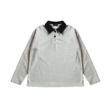 Fog Fleece Collar Tee (oatmeal)