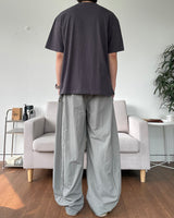 Side Snap Nylon Balloon Pants