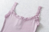 ライラックレースボタンタンクトップ 231646396
