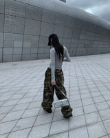 Line printing pants (2colors)