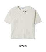 Kenny Drawing Embroidered Short Sleeve T-shirt