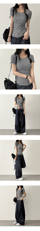 Rita Non-Fade Raw Paper Wide Pants[Short, Basic, Long Choice*]