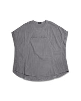 テンポラリーキュプラバットグレーTシャツ