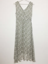Sheer Check Long One Piece (1color)