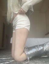 ヒニットローライズショーツ (white)