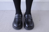 Preppy platform loafer