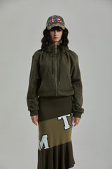 LEADER ZIP-UP -KHAKI