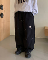 パッチナイロンパンツ