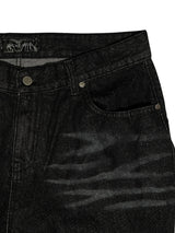 P4!N Denim Pants (BLACK)