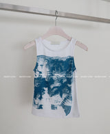 Ghost printed sleeveless shirt