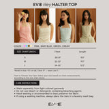 EVIE リレイホルタートップ ピンク