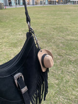 Cowboy Star Tassle Keychain