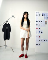 [UPDRAFT]SLEEVELESS COTTON T-SHIRT IVORY