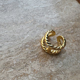 編み込みリング (Gold)