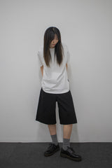 Side Panel Raglan Tee White
