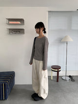 Mopan Cotton Balloon Wide Pants