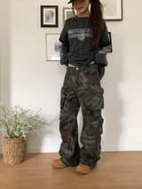 CAMOFLAGE POCKET PANTS