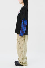 (W) Deco Striped Top (2color)
