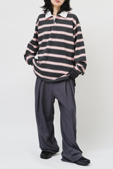 Wino Striped Rugby Top (3color)