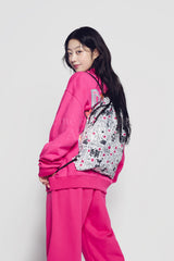 24FW ベリーコラージュロゴパンツ ピンク