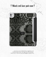 Black Veil Lace iPad Case