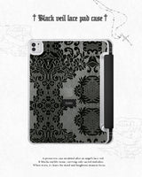 Black Veil Lace iPad Case 12.9-13 inch