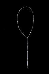美愛桃源 silver ball chain necklace (LONG)