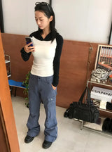 HIGH-NECK BUTTON JACKET