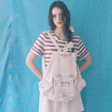 Ding Ding Backpack_stripe ivory