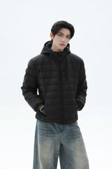 Quilted Down Hooded Puffer Jacket