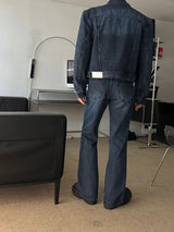 ASCLO S Wash Strong Shoulder Denim Jacket (2color)