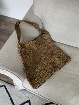 leopard shoulder bag