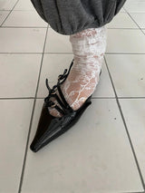 Flower lace loose socks