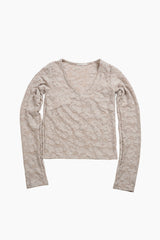 Shadow Sheer Long Sleeve