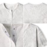 フェレール ヴィンテージ リブド ヘンリーネック ショートスリーブ Tシャツ