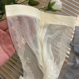 Y2K Rose Flower Sheer Tights