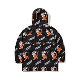 TIGER RABBIT HOODED ANORAK JACKET