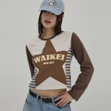 (WOMEN) スターウィズストライプTシャツ