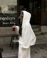 Code Oversized 2-Way Zip-Up Hoodie