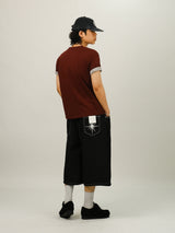 EN STAR Pocket Denim Bermuda Pants